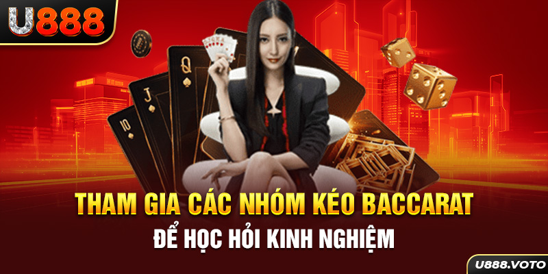 Tham gia các nhóm kéo Baccarat để học hỏi kinh nghiệm