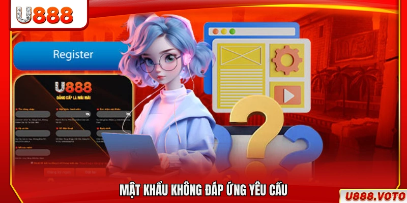 Mật khẩu chưa đạt tiêu chí bảo mật