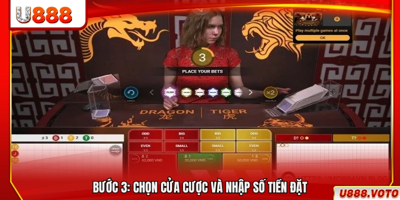 Game Rồng Hổ U888 – So Cược Siêu Tốc, Trả Thưởng Nhanh 4 Chọn cửa chơi phù hợp và nhập mức cược