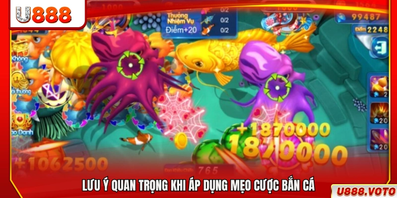 Mẹo Cược Game Bắn Cá – Tối Ưu Đạn Tối Đa Thưởng Tại U888 4 Lưu ý cần thiết để tránh rủi ro khi chơi bắn cá
